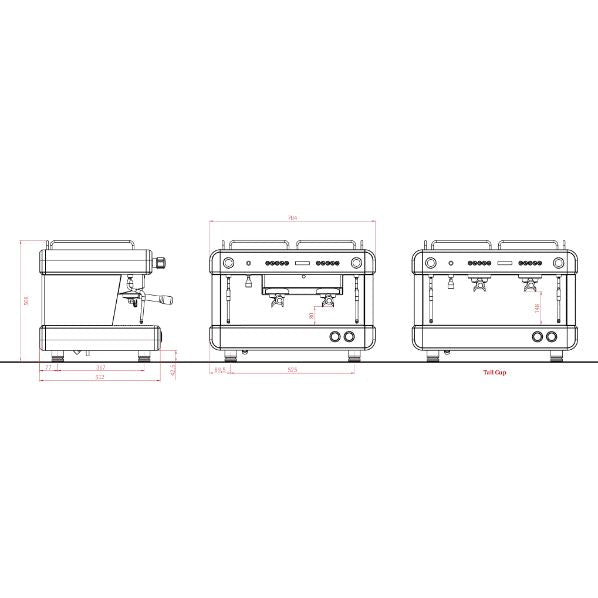 PRO CONTI CC202 MACHINE PRO LOUTSA Torréfacteur 