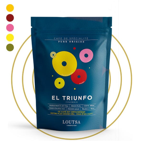 Café Colombie EL TRIUNFO CAFE GRAIN LOUTSA Torréfacteur 